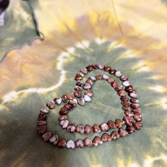 Santiki Vintage 90s Tie Dye Tank Top Sz.S Yellow & Green Beaded Heart Y2K - Picture 3 of 6